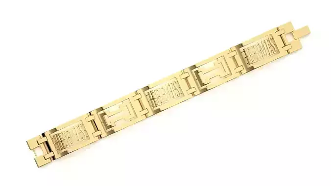 Diamond Bracelet 3D print model 