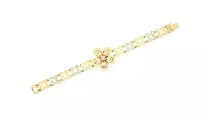 Diamond Bracelet 3D print model 3D print model