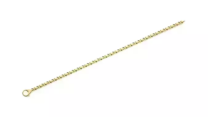 Diamond Bracelet 3D print model  3D print model