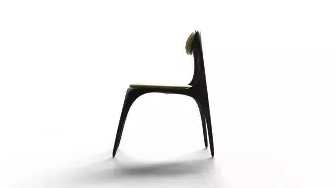 Carbon Fiber Chair - High-Performance 3D Model for Modern Living