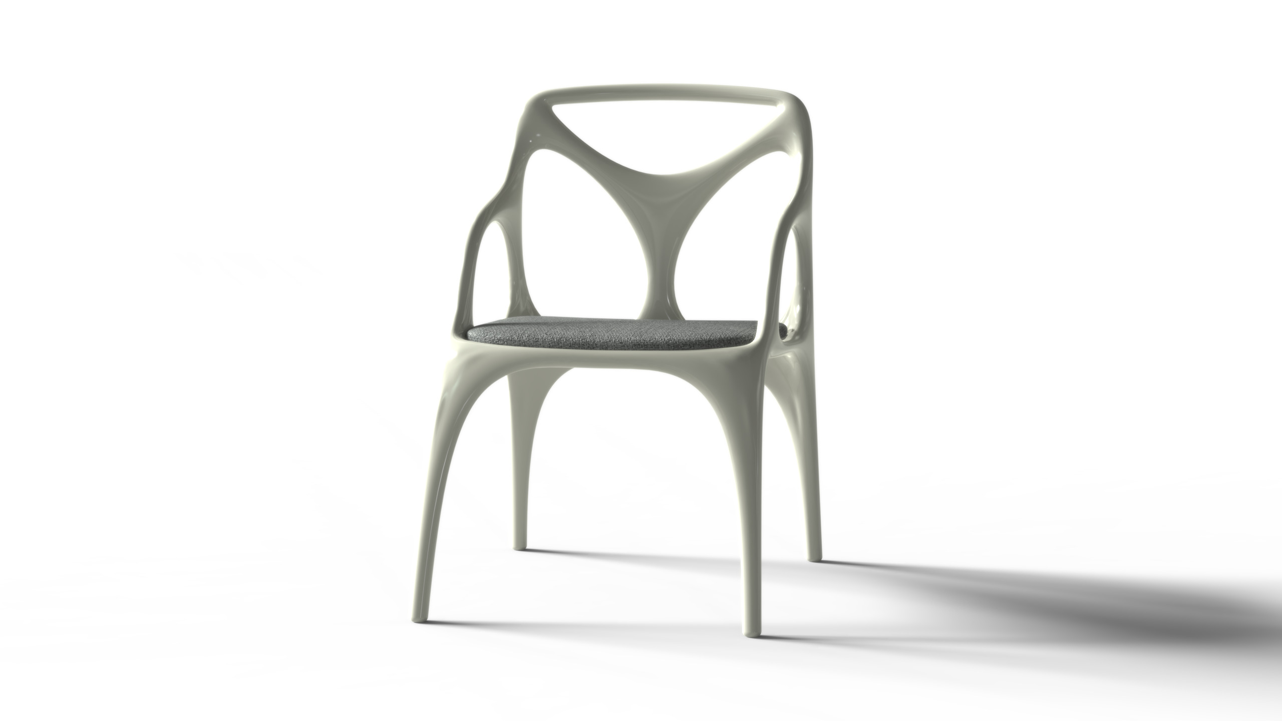 Carbon Fiber Chair 3D model_3