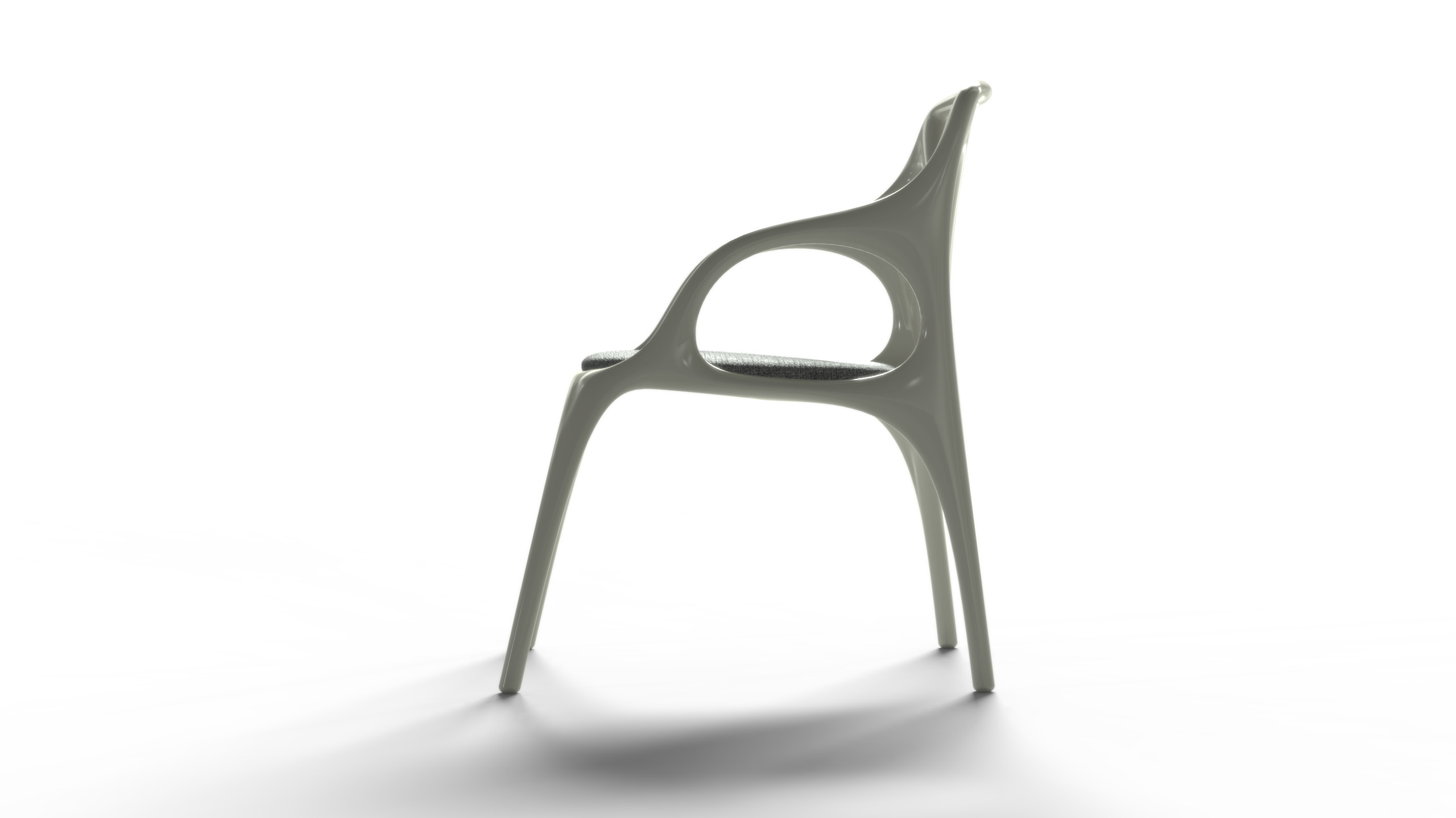 Carbon Fiber Chair 3D model_1