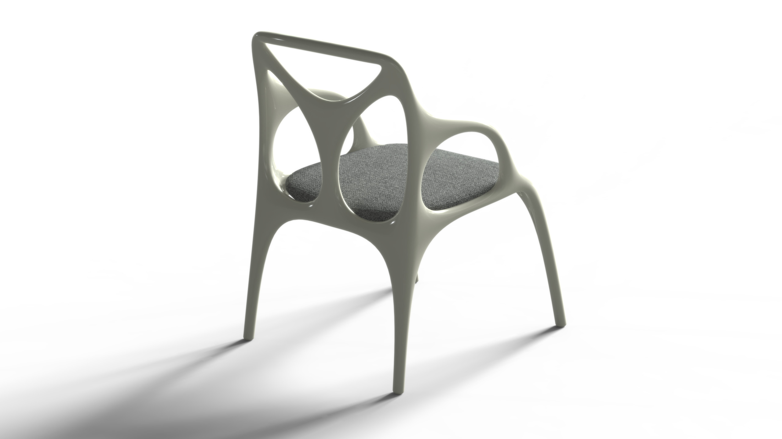 Carbon Fiber Chair 3D model_2