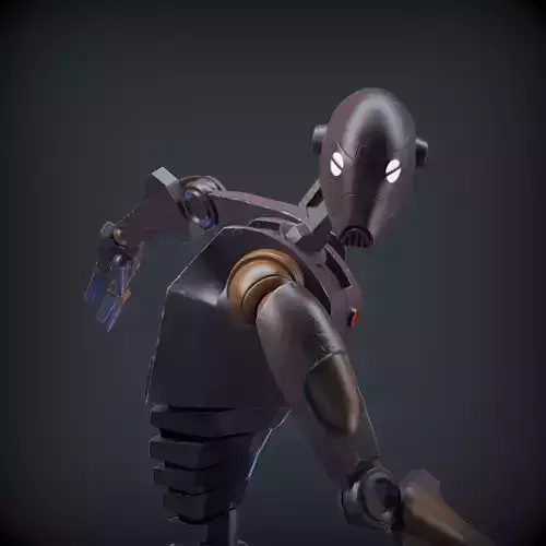 BX COMMANDO DROID FROM CLONE WARS 3D print model