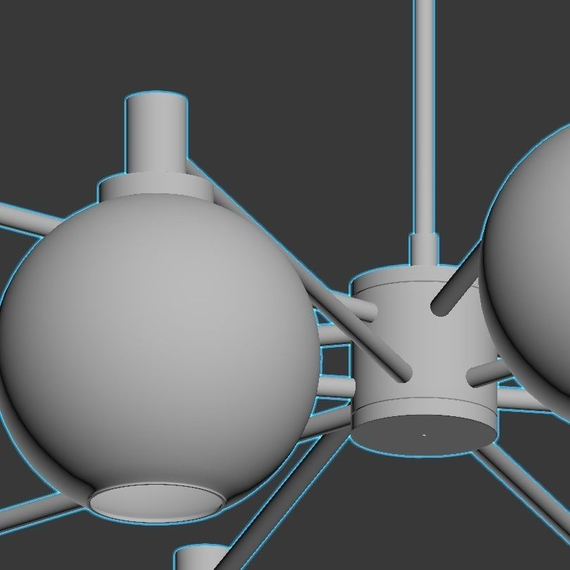 SELVA KRONLEUCHTER 3D model_5