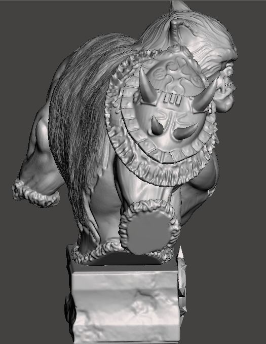 world of warcraft bust 3d printable 3D print model_5