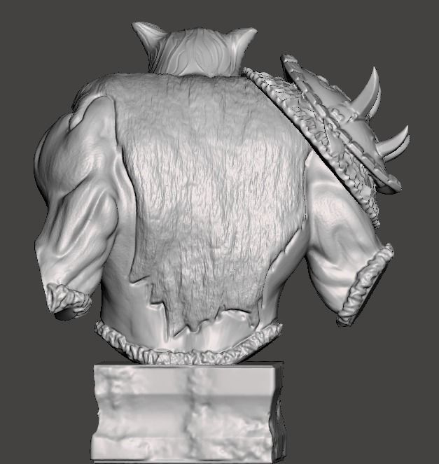 world of warcraft bust 3d printable 3D print model_8