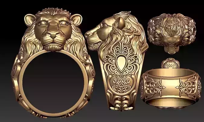 Lion ring 