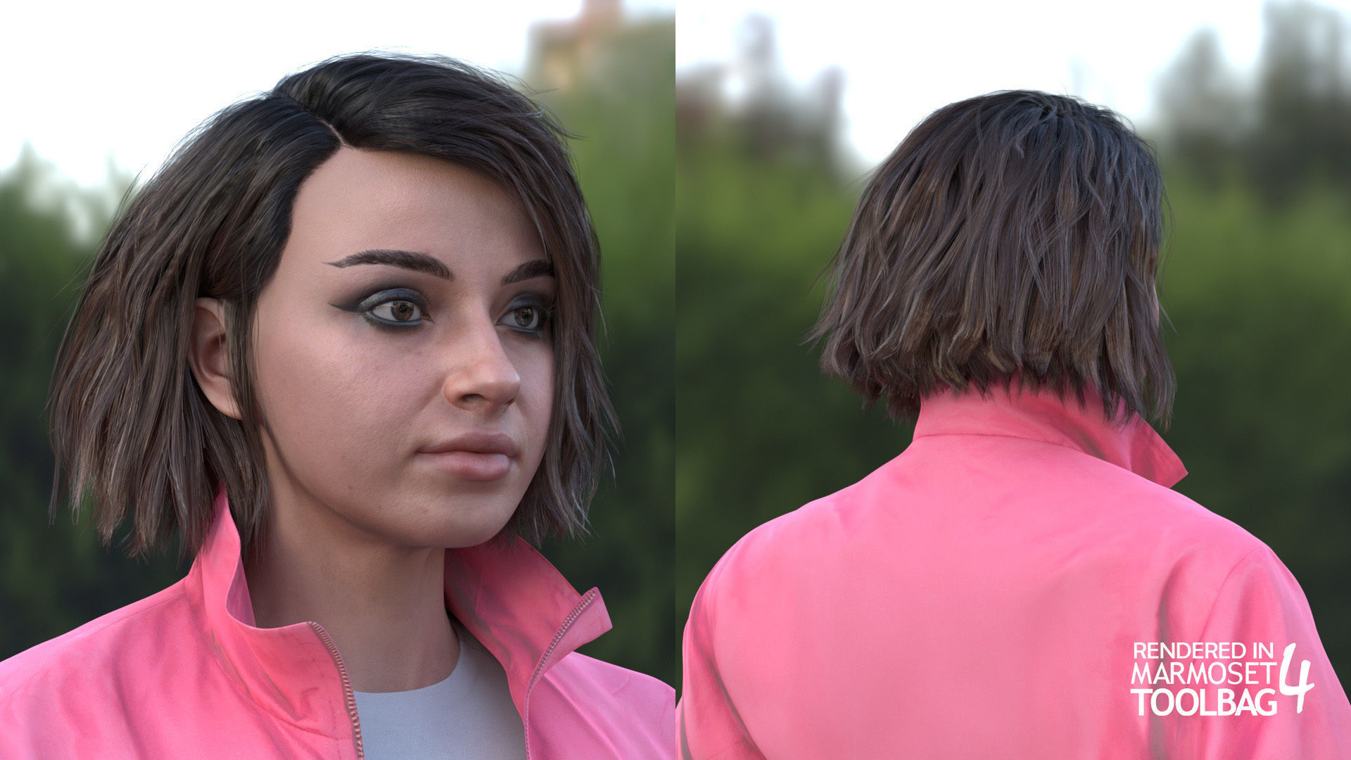 Mens and Womens Sport Suits - Modular - Rigged 3D Model Collection_12