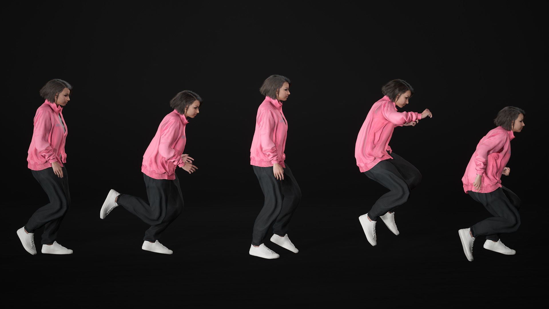 Mens and Womens Sport Suits - Modular - Rigged 3D Model Collection_22