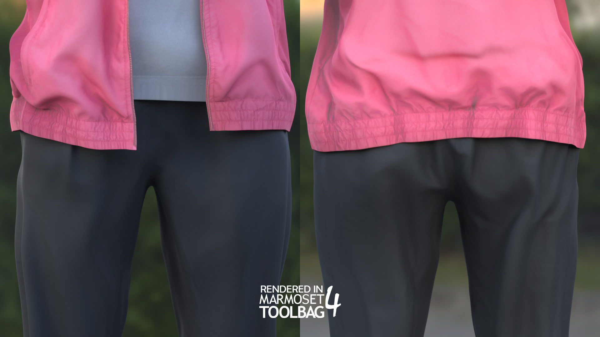 Mens and Womens Sport Suits - Modular - Rigged 3D Model Collection_14