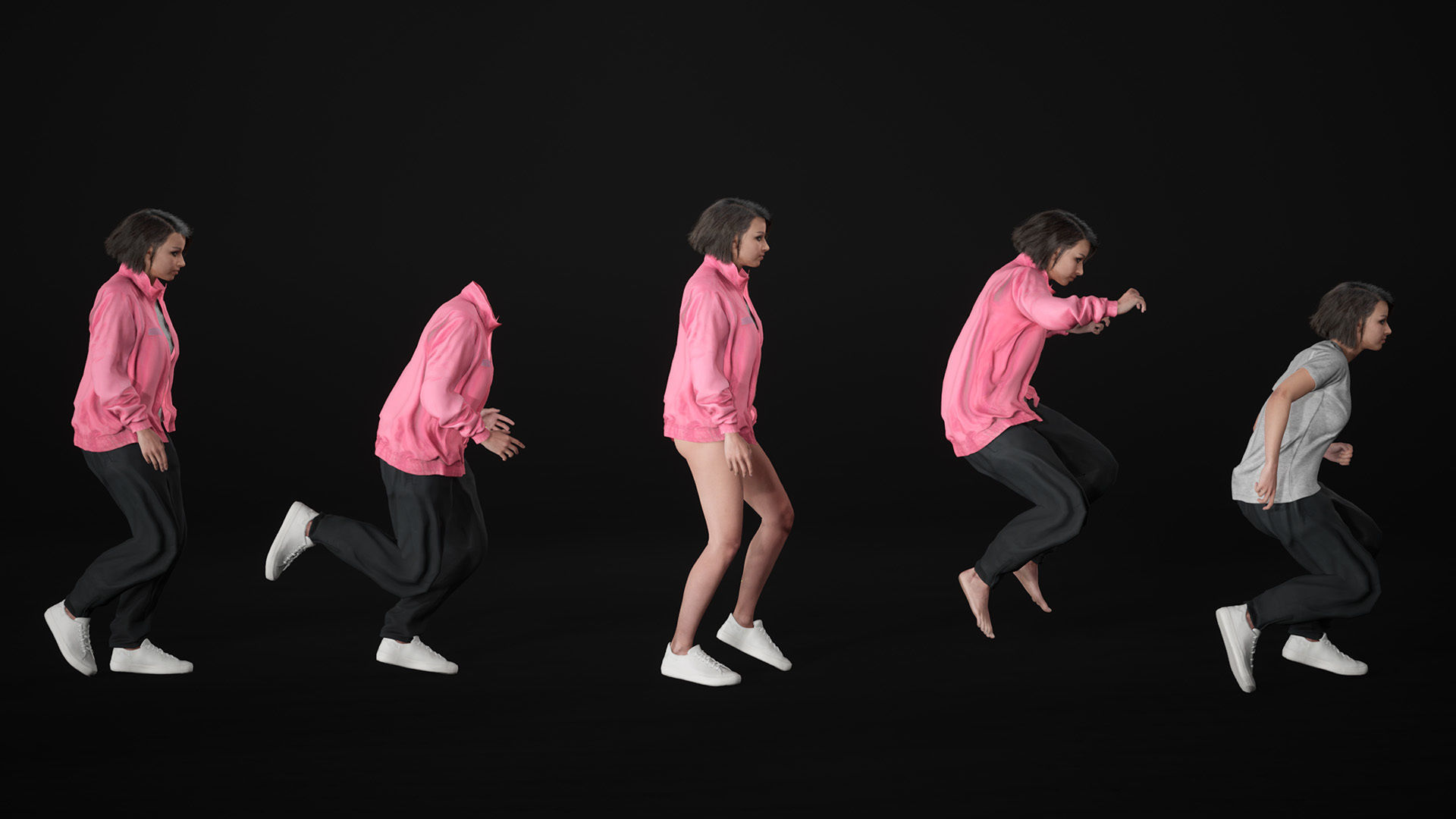 Mens and Womens Sport Suits - Modular - Rigged 3D Model Collection_25