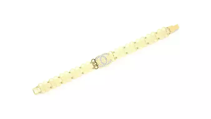Diamond Bracelet 3D print model  3D print model