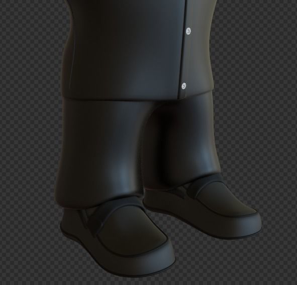 Indian Funkopop  Low-poly 3D model_11