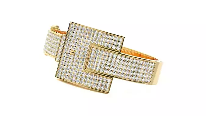 Diamond Bracelet 3D print model 