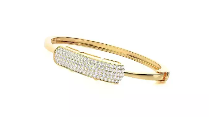 Diamond Bracelet 3D print model 