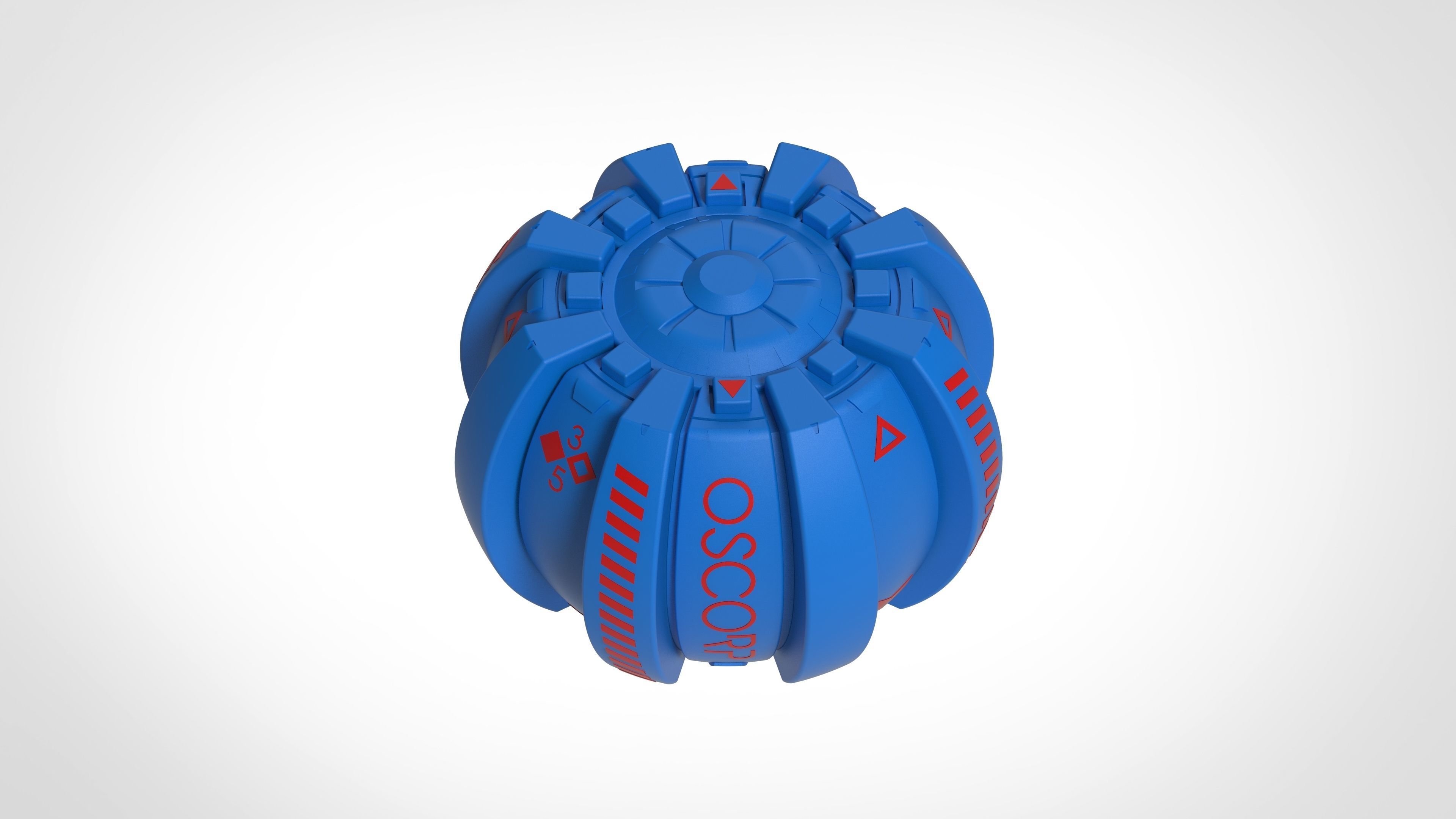 Pumpkin bomb from the movie The Amazing Spider - Man 2012 3D print model_24
