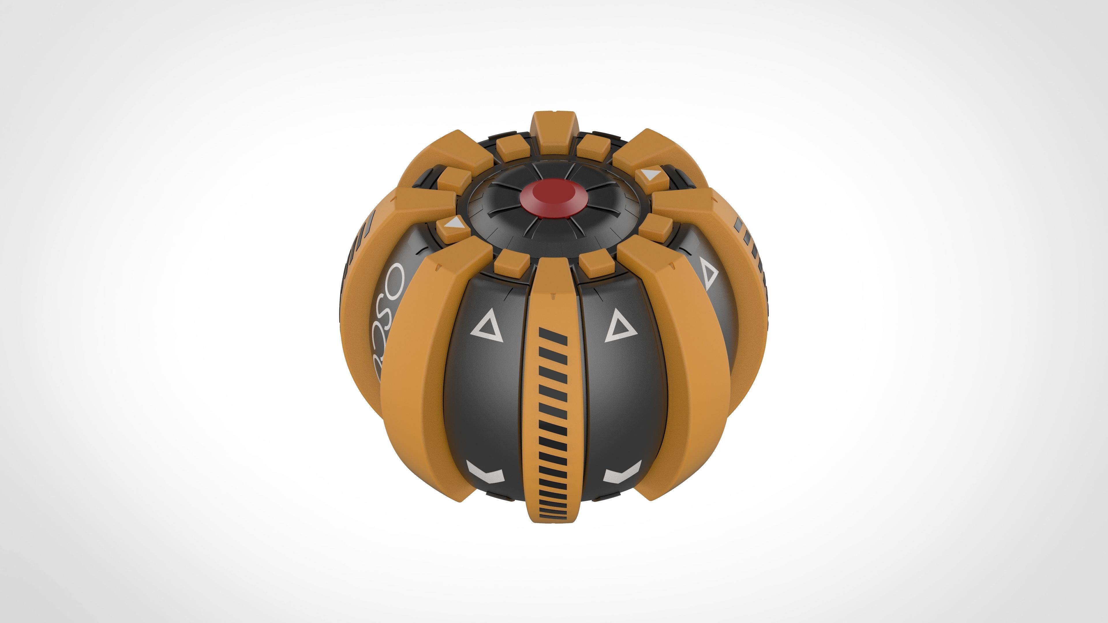 Pumpkin bomb from the movie The Amazing Spider - Man 2012 3D print model_1