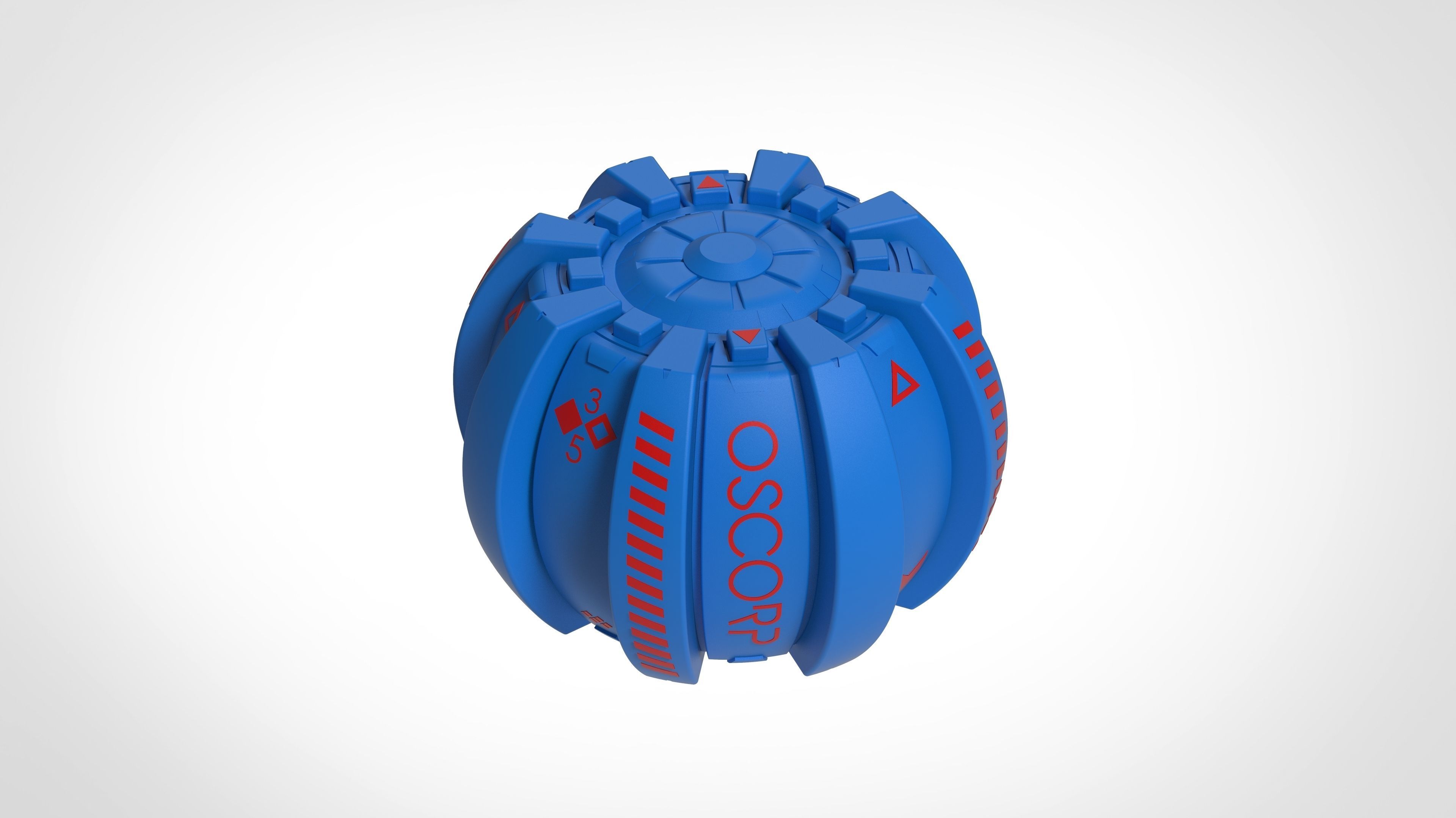 Pumpkin bomb from the movie The Amazing Spider - Man 2012 3D print model_14