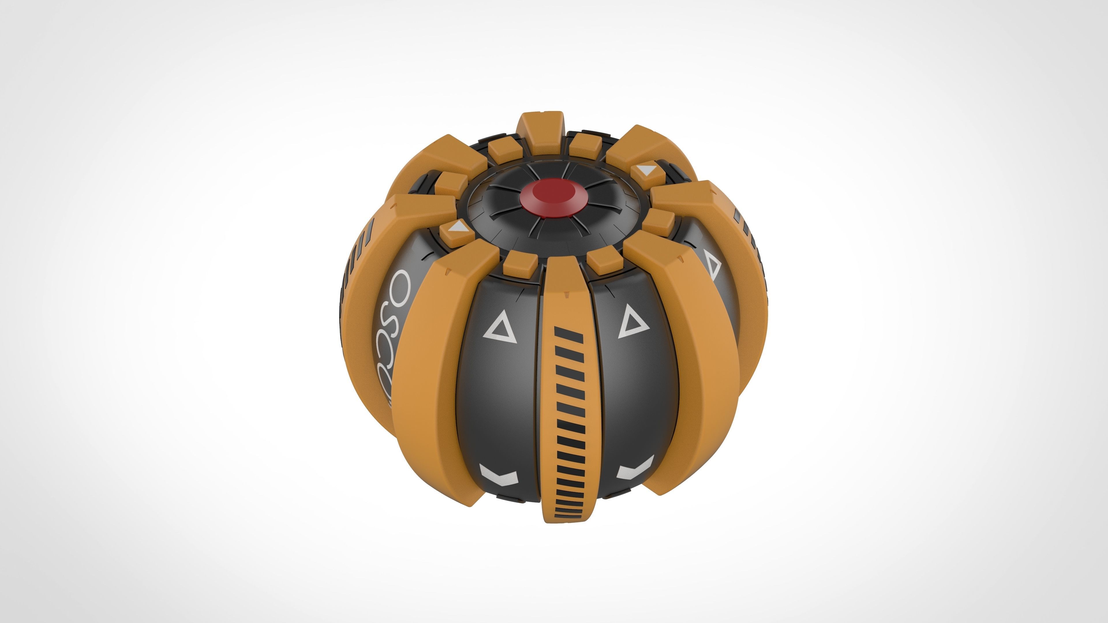 Pumpkin bomb from the movie The Amazing Spider - Man 2012 3D print model_11