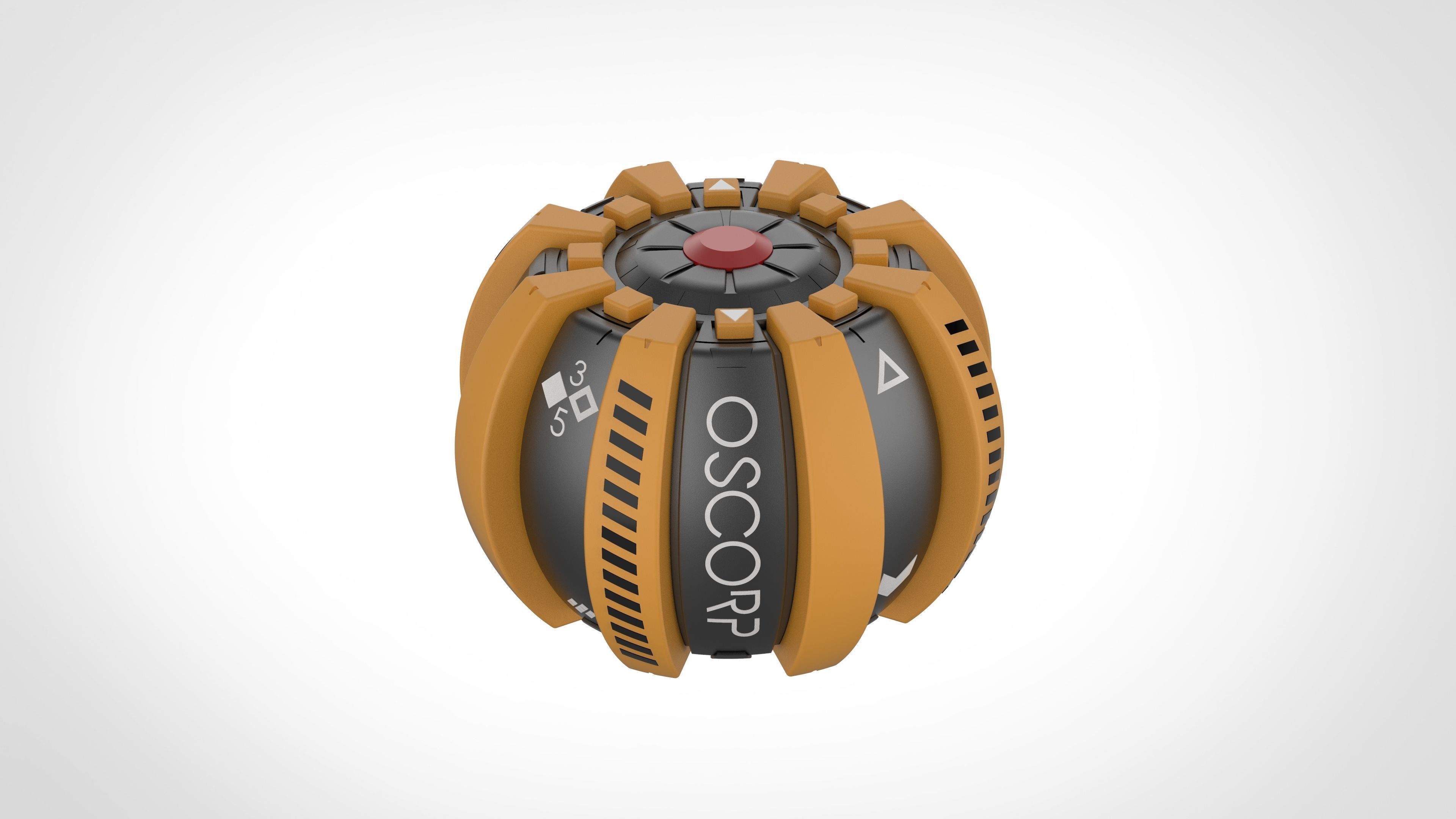 Pumpkin bomb from the movie The Amazing Spider - Man 2012 3D print model_2