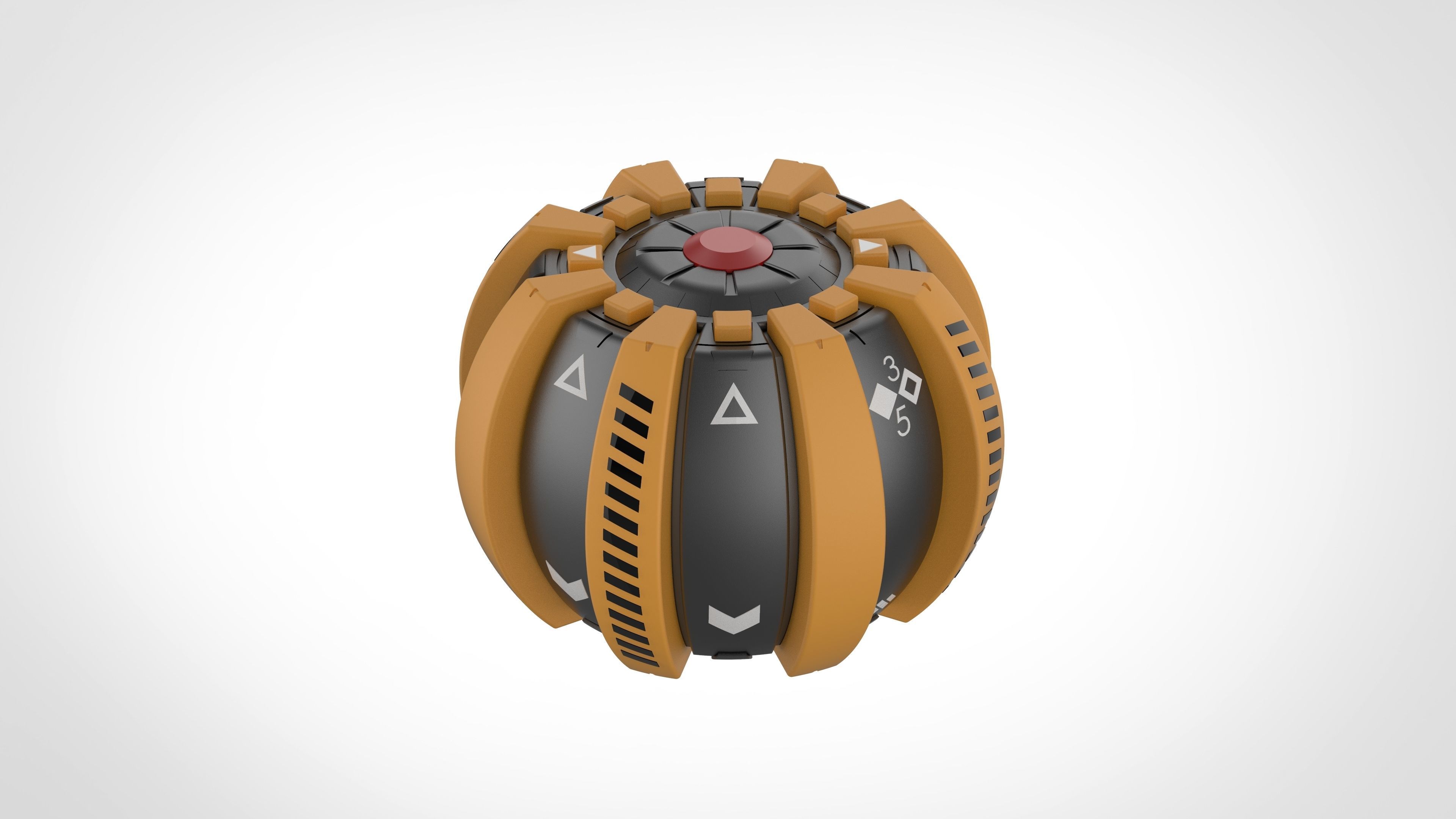 Pumpkin bomb from the movie The Amazing Spider - Man 2012 3D print model_4