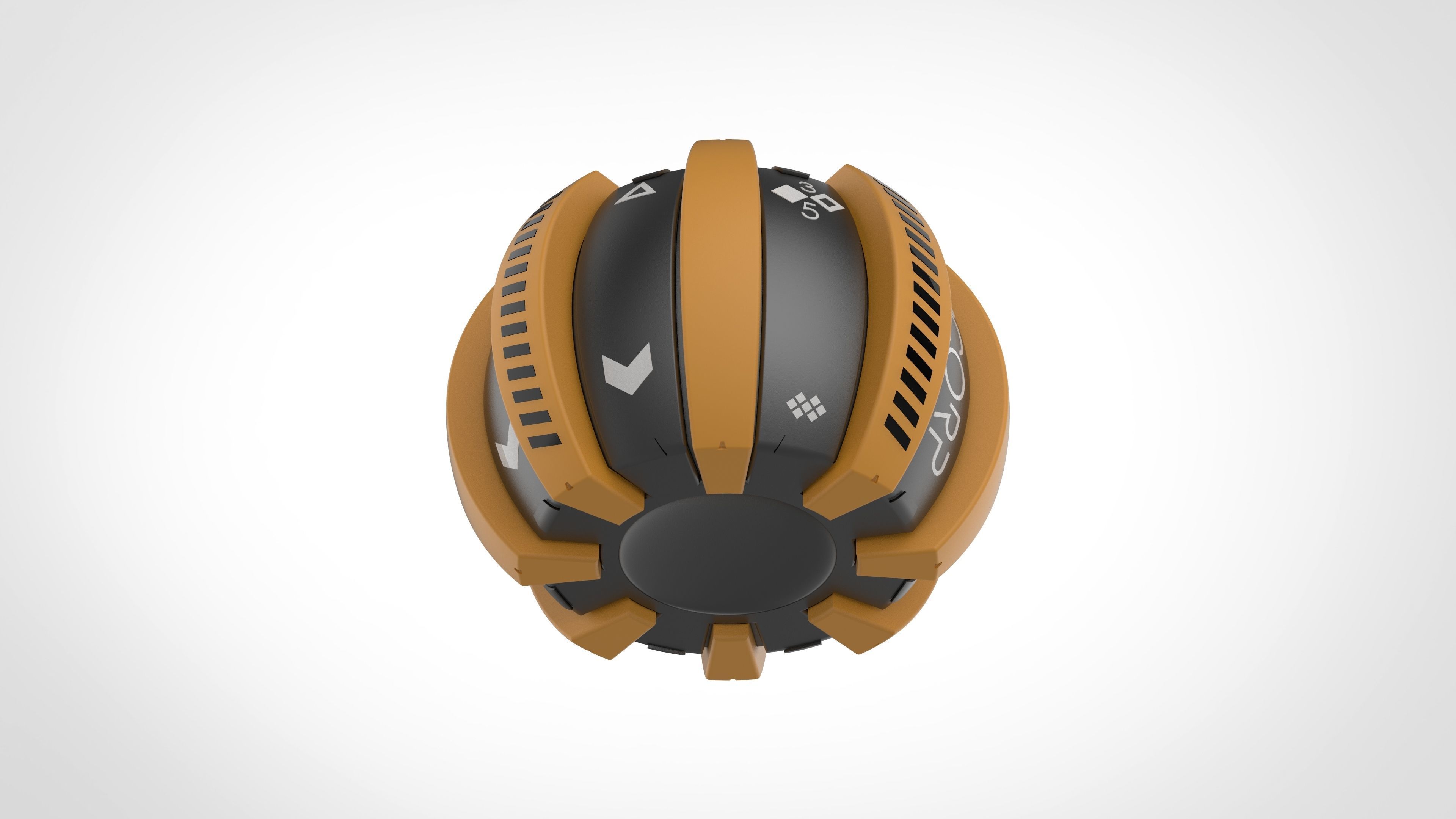 Pumpkin bomb from the movie The Amazing Spider - Man 2012 3D print model_6