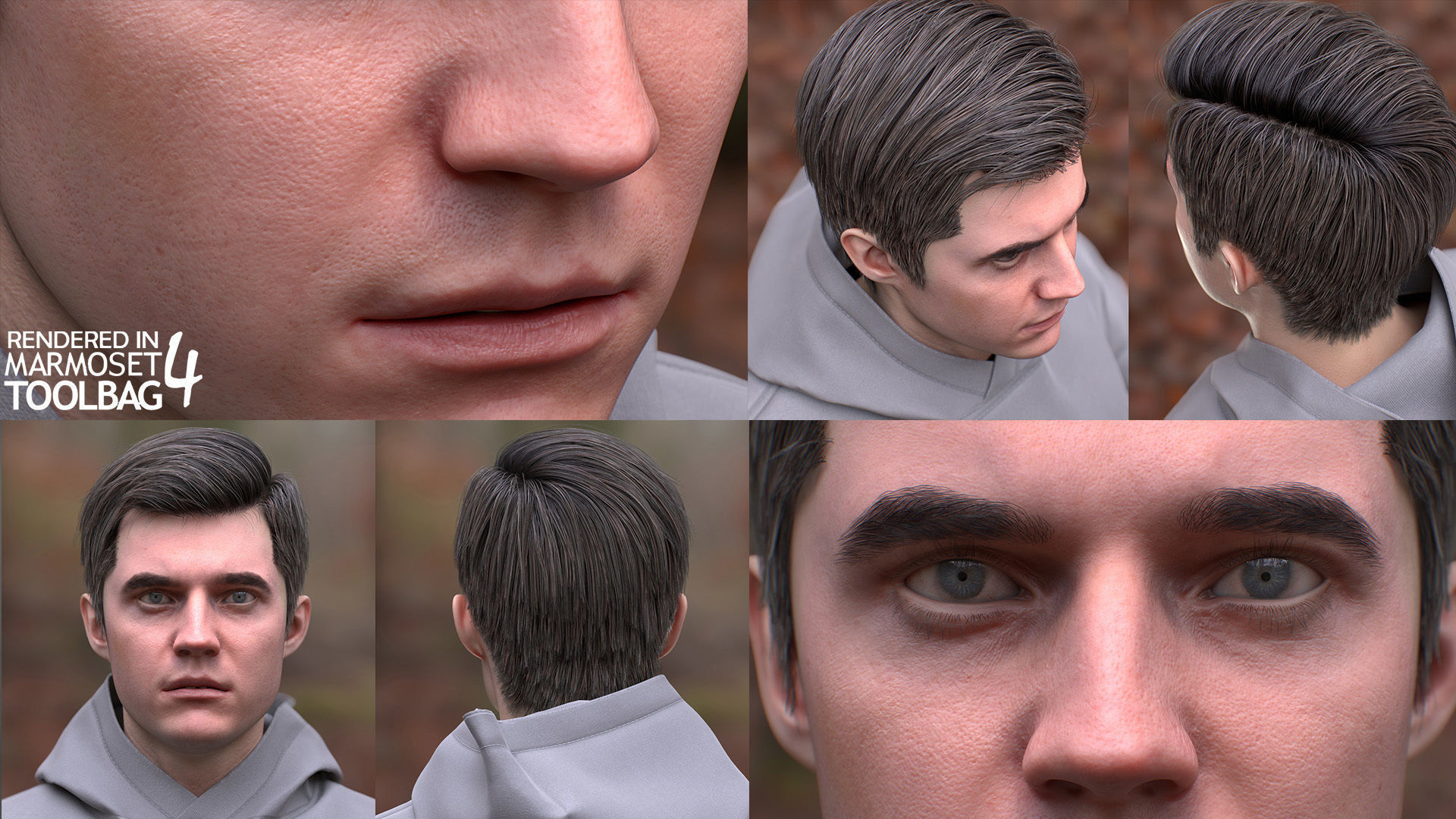 Mens and Womens Sport Suits  - Modular - Rigged 3D Model Collection_16