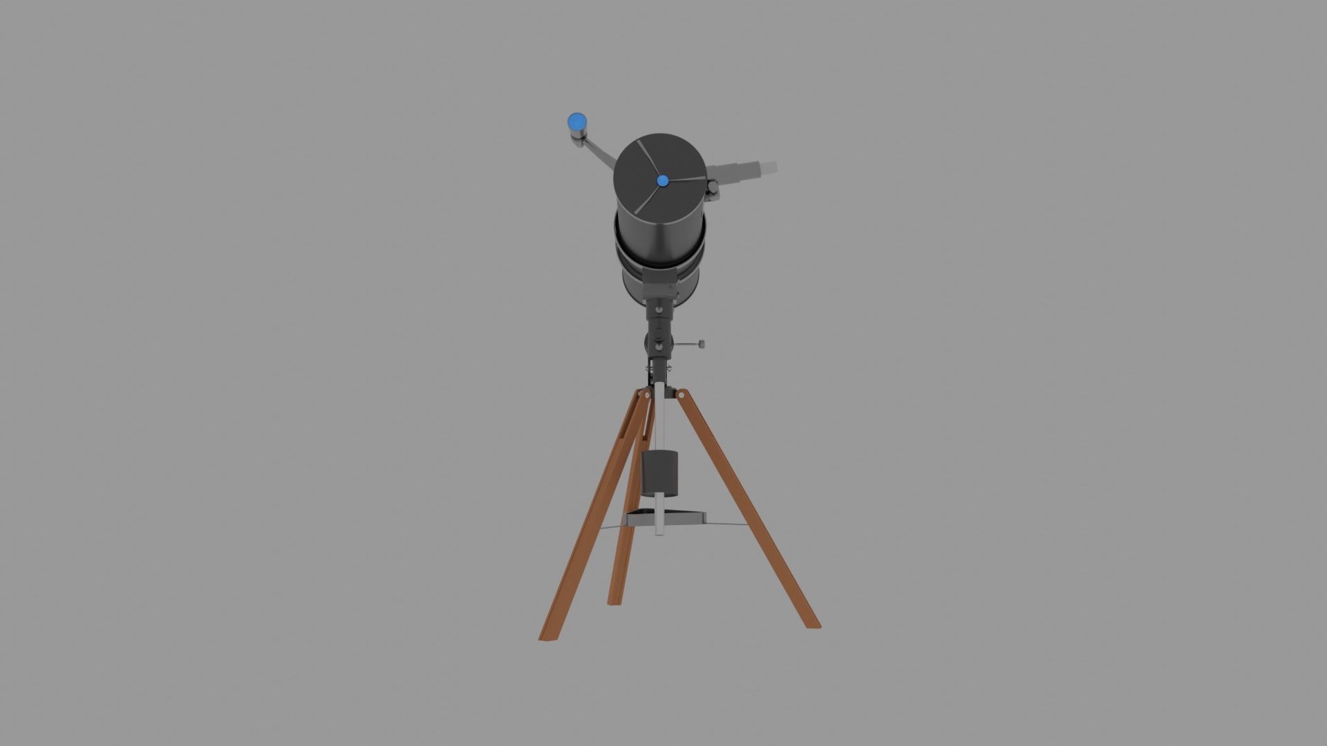 The 3D model of a telescope  Free 3D model_3