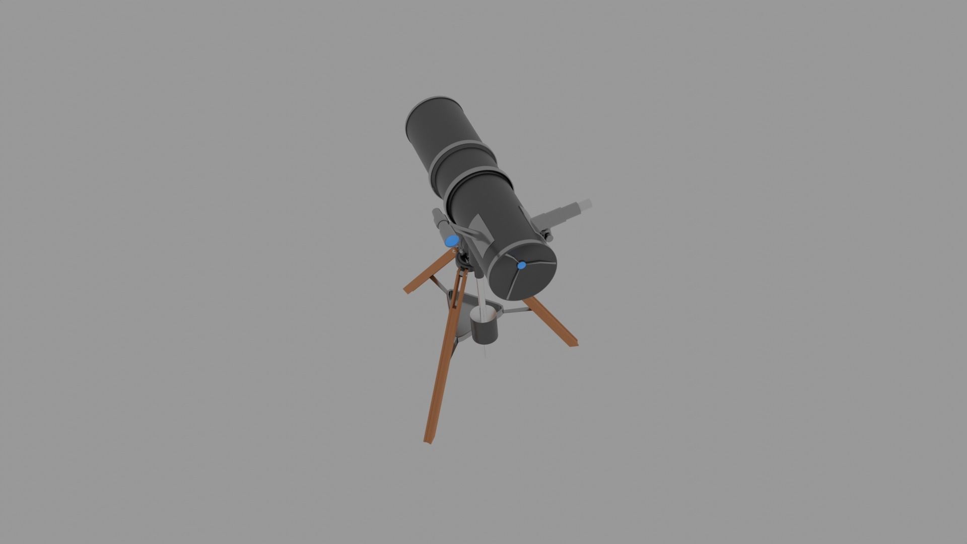 The 3D model of a telescope  Free 3D model_5