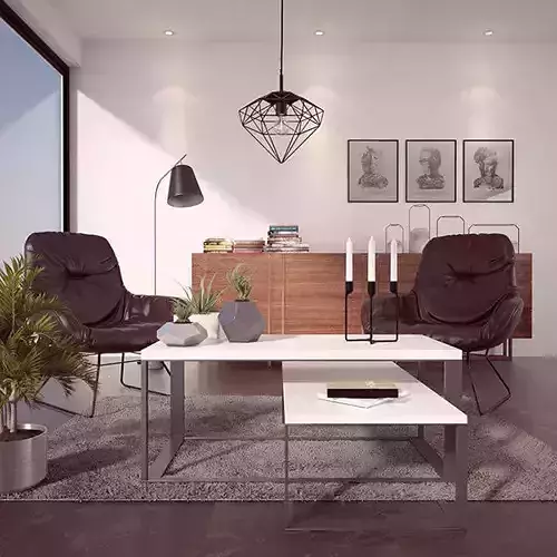 Interior V-ray 3D model