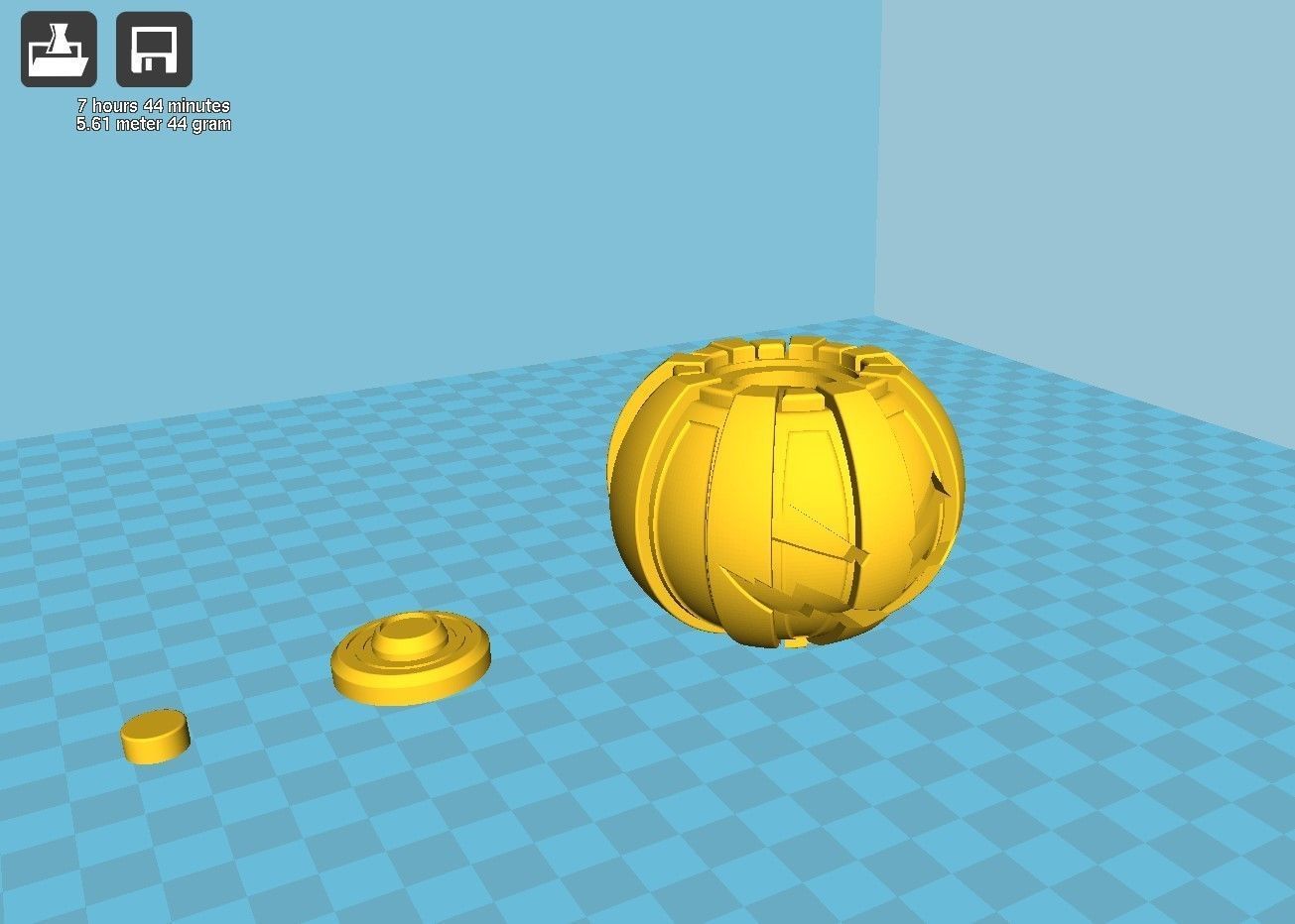 Green goblin bombs from the Spider-Man comics 3D print model_24