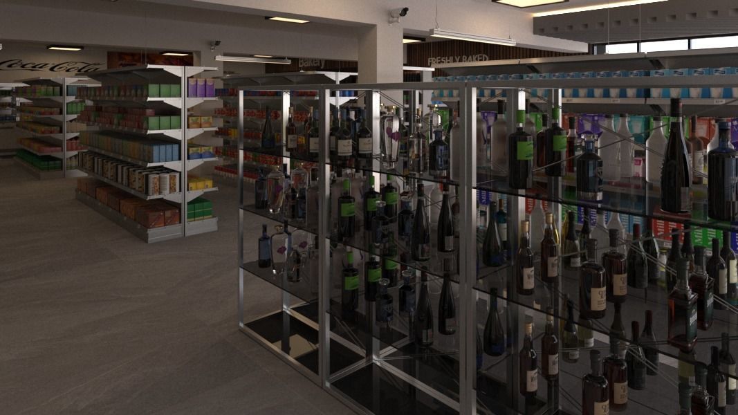 SUPERMARKET DESIGN 3D model_5
