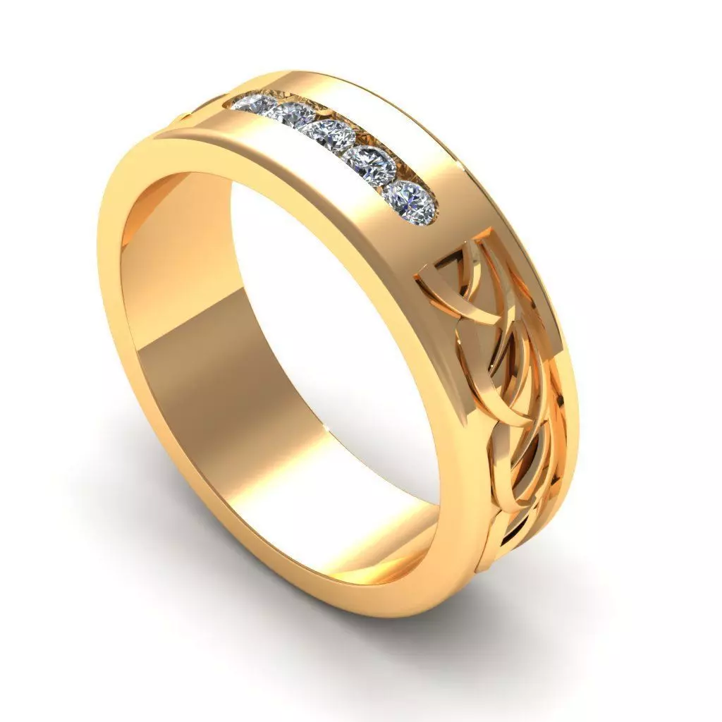 Wedding Band 3D print model_0