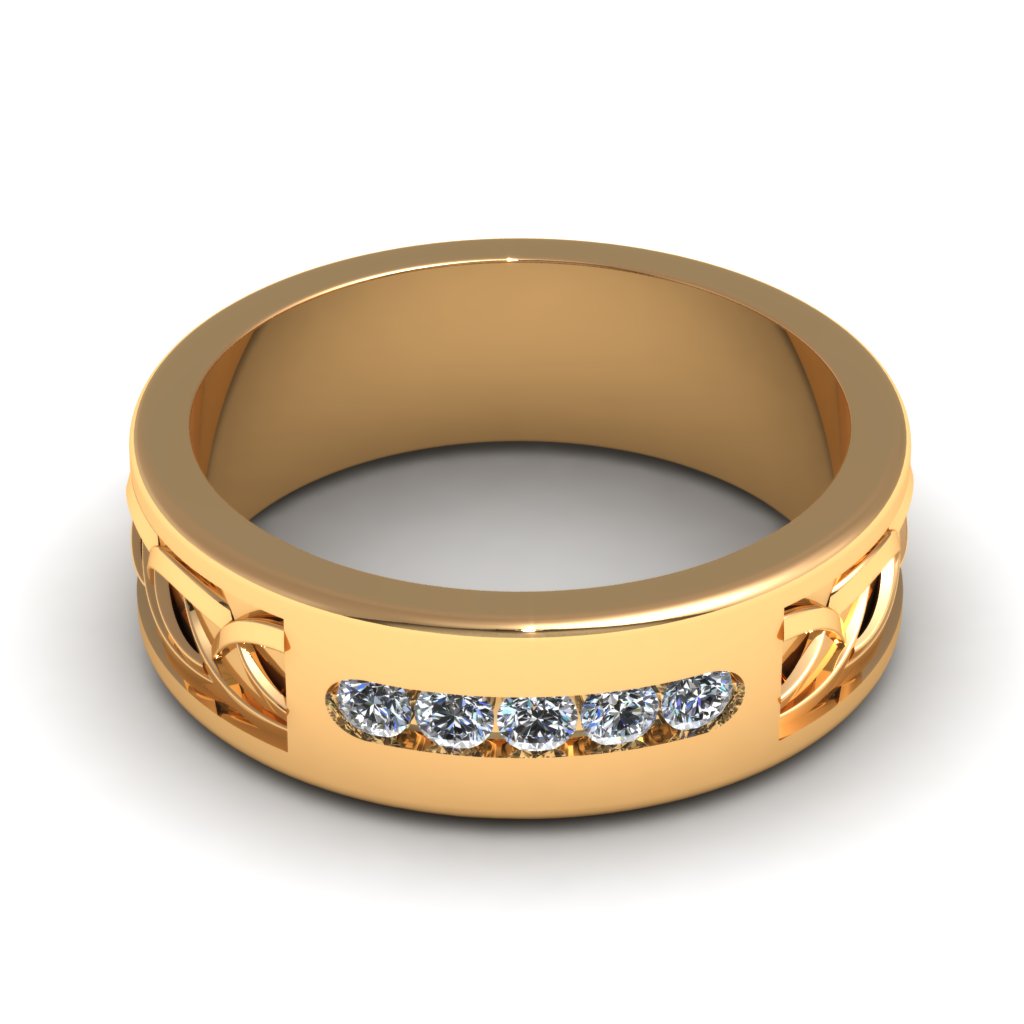 Wedding Band 3D print model_2