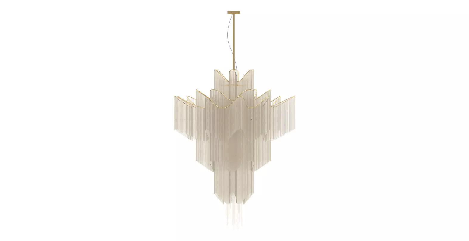Crystal Chandelier Light 3D Model 3D print model_0