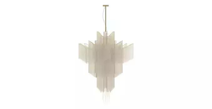 Crystal Chandelier Light 3D Model