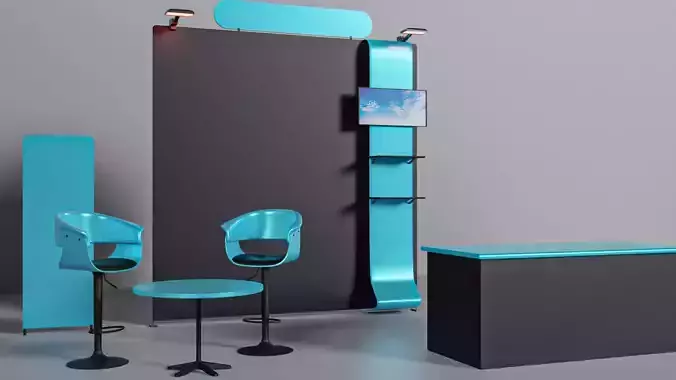 Virtual Talk Show Stage