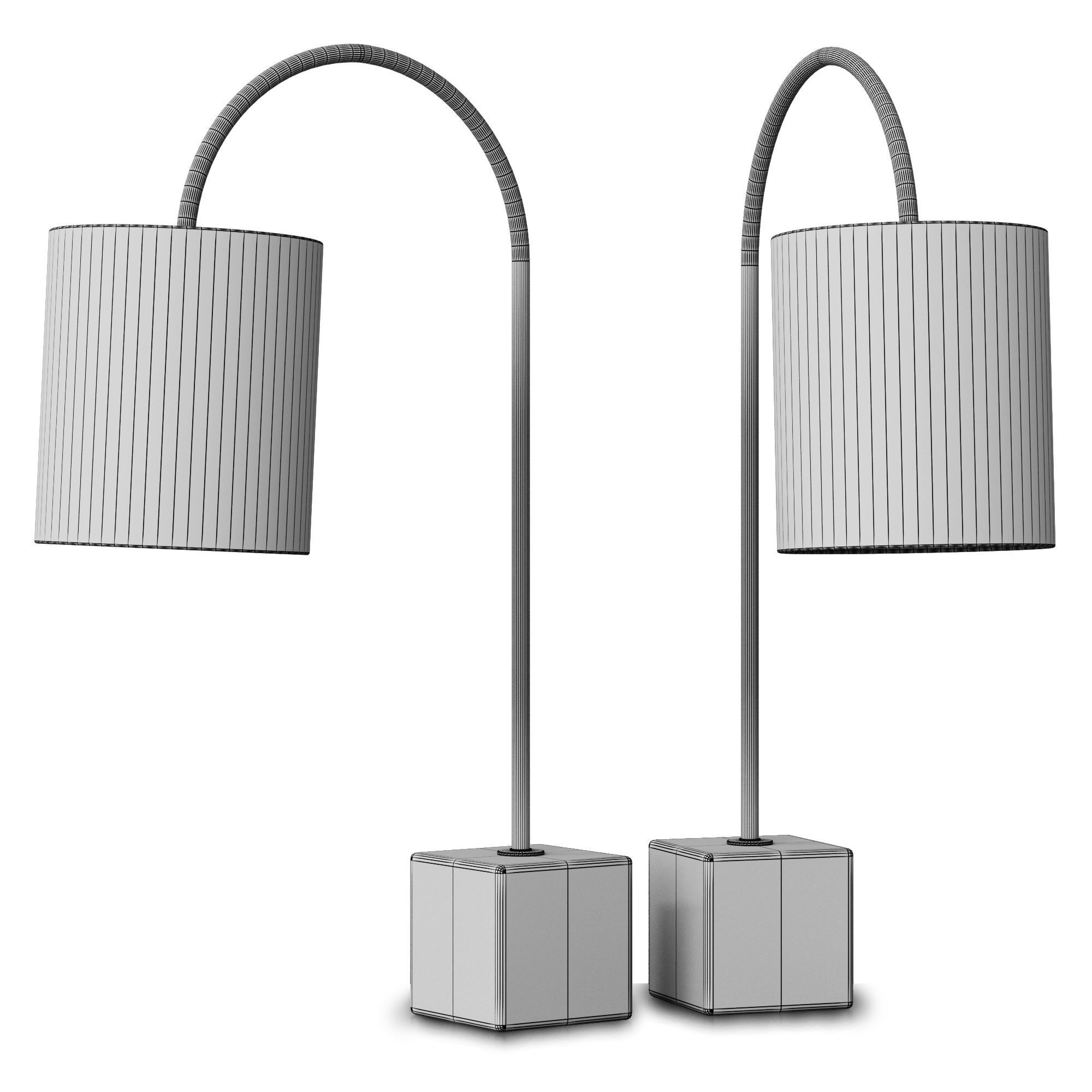 Table lamp Louvre Home Greenwich 3D model_3