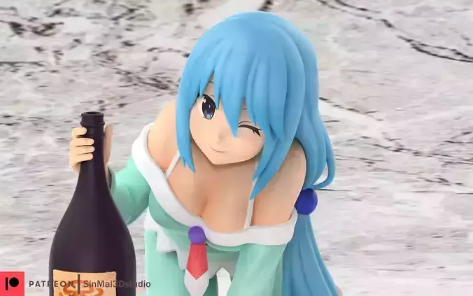 Aqua Konosuba 3d printable model