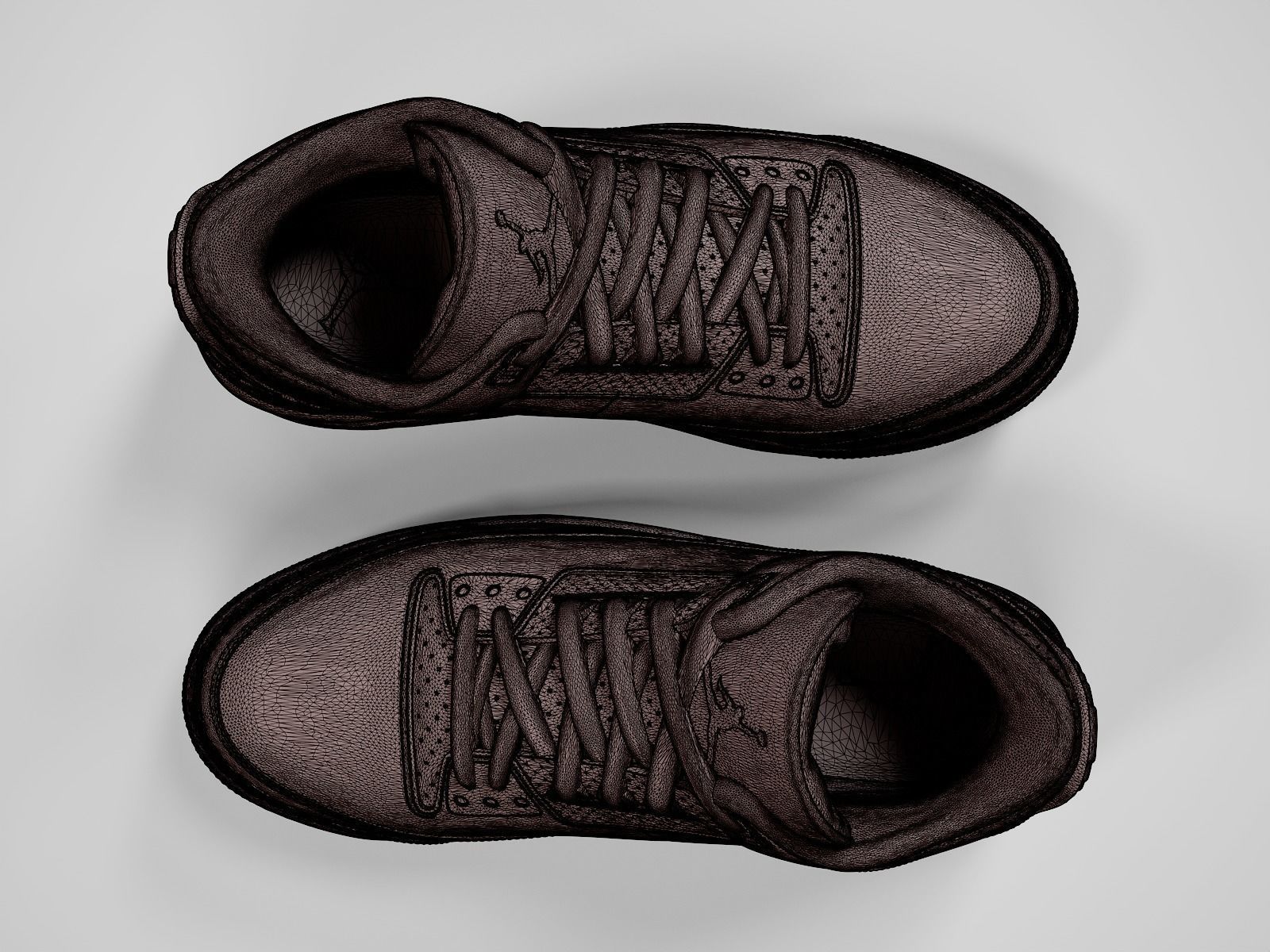 Air Jordan3-retro sneaker-3d printable 3D print model_8