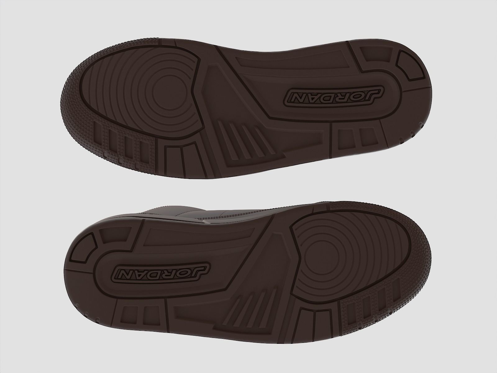 Air Jordan3-retro sneaker-3d printable 3D print model_5