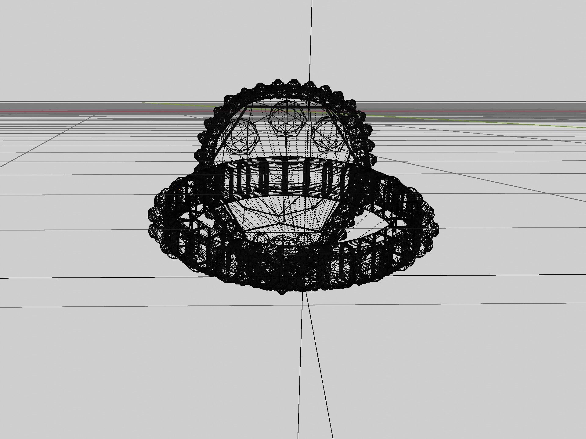 Silver Emerald Ring model 3D model_46