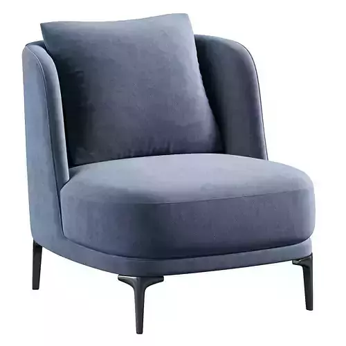 Narrow Tub Armchair By Bodema