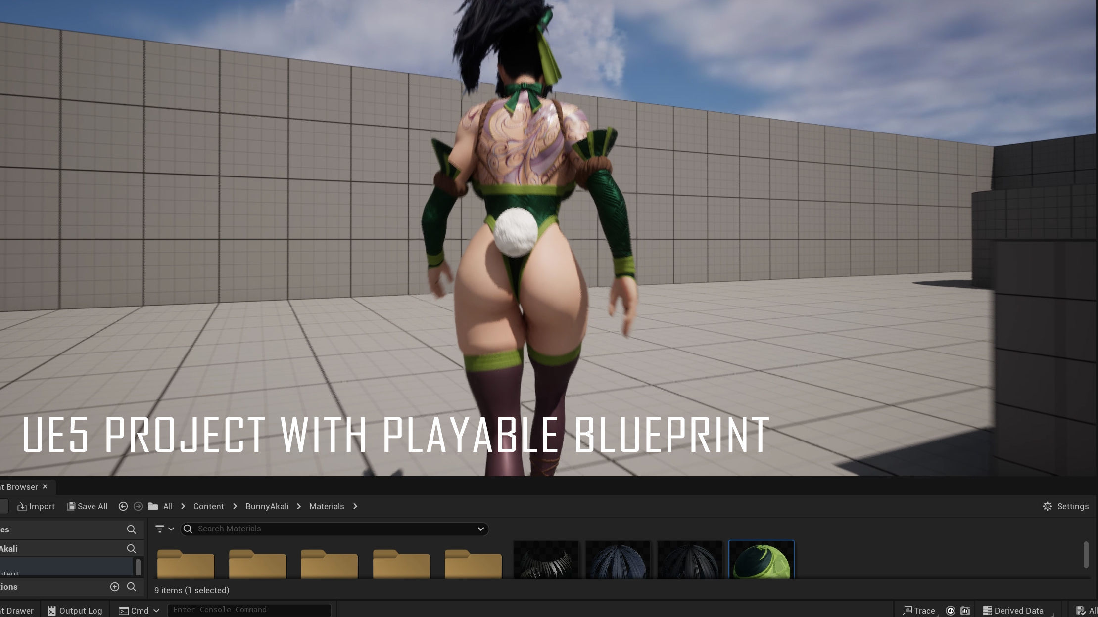 Bunny Akali - Game Ready Low-poly 3D model_18