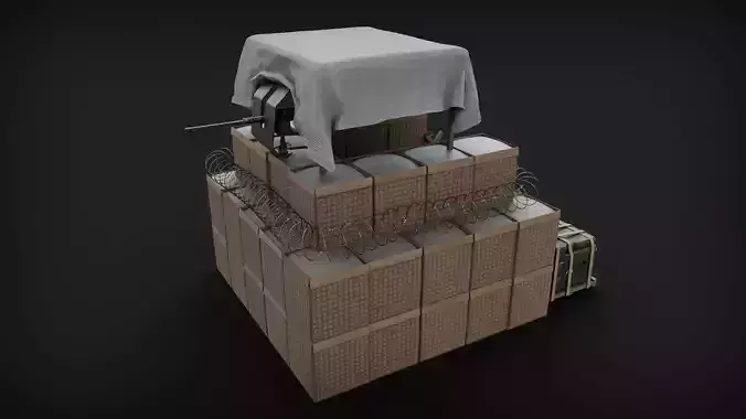 Military post structure