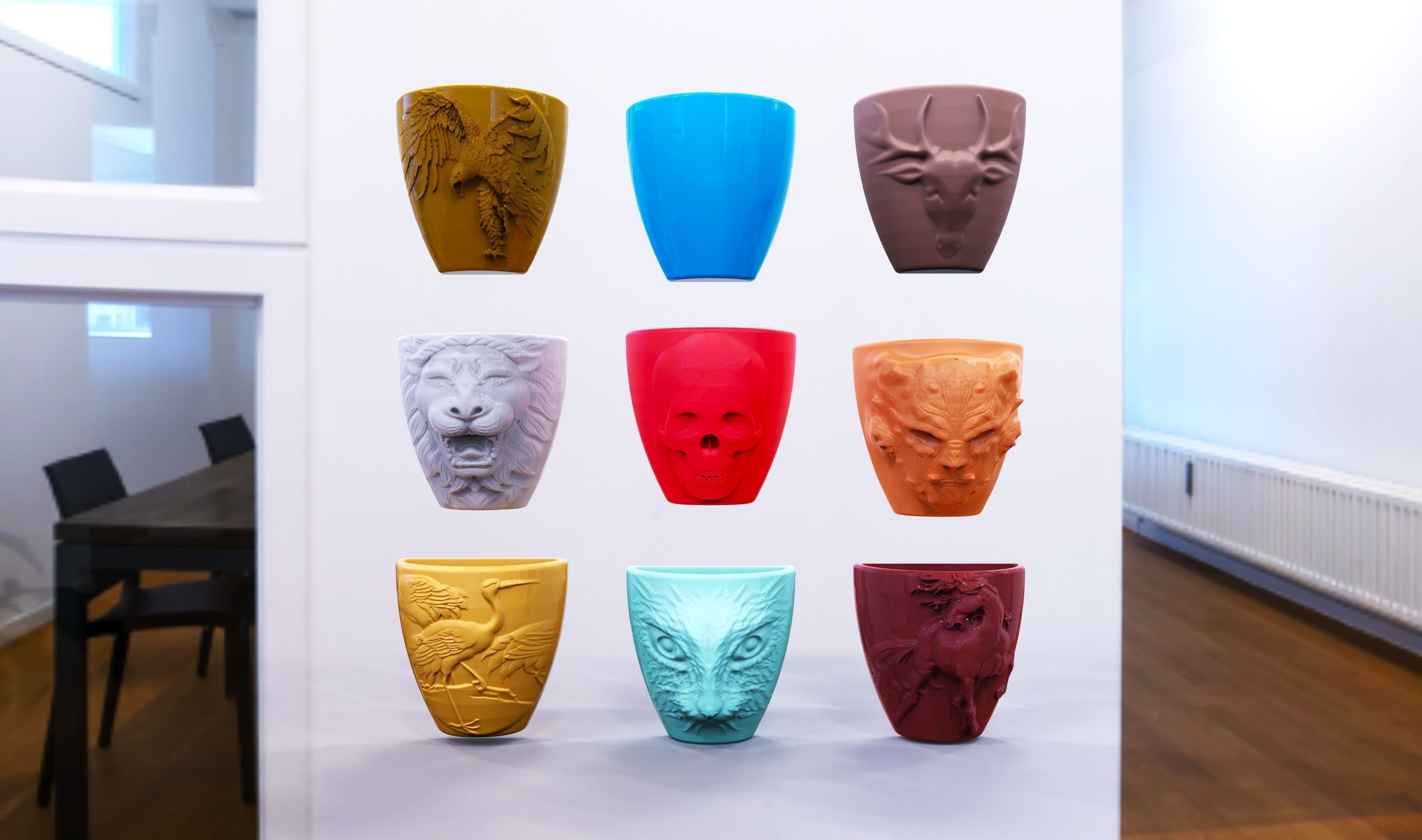 Wall Plant Pots Collection 3D print model_3