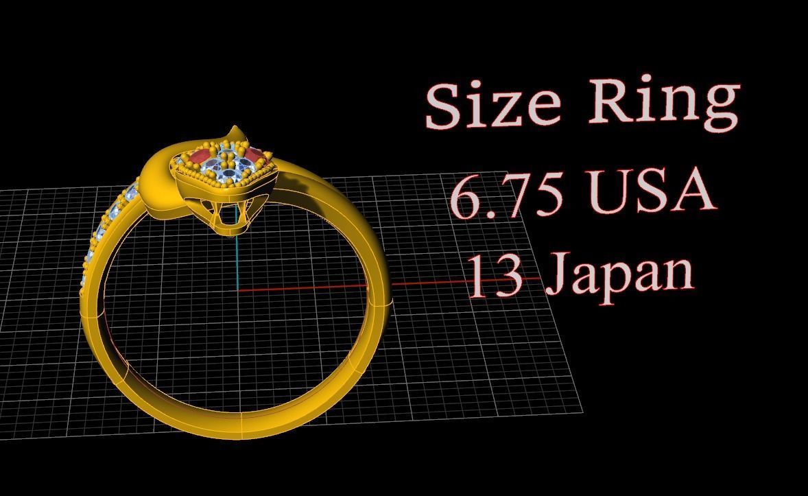 Ring Snake S1 3D print model_6