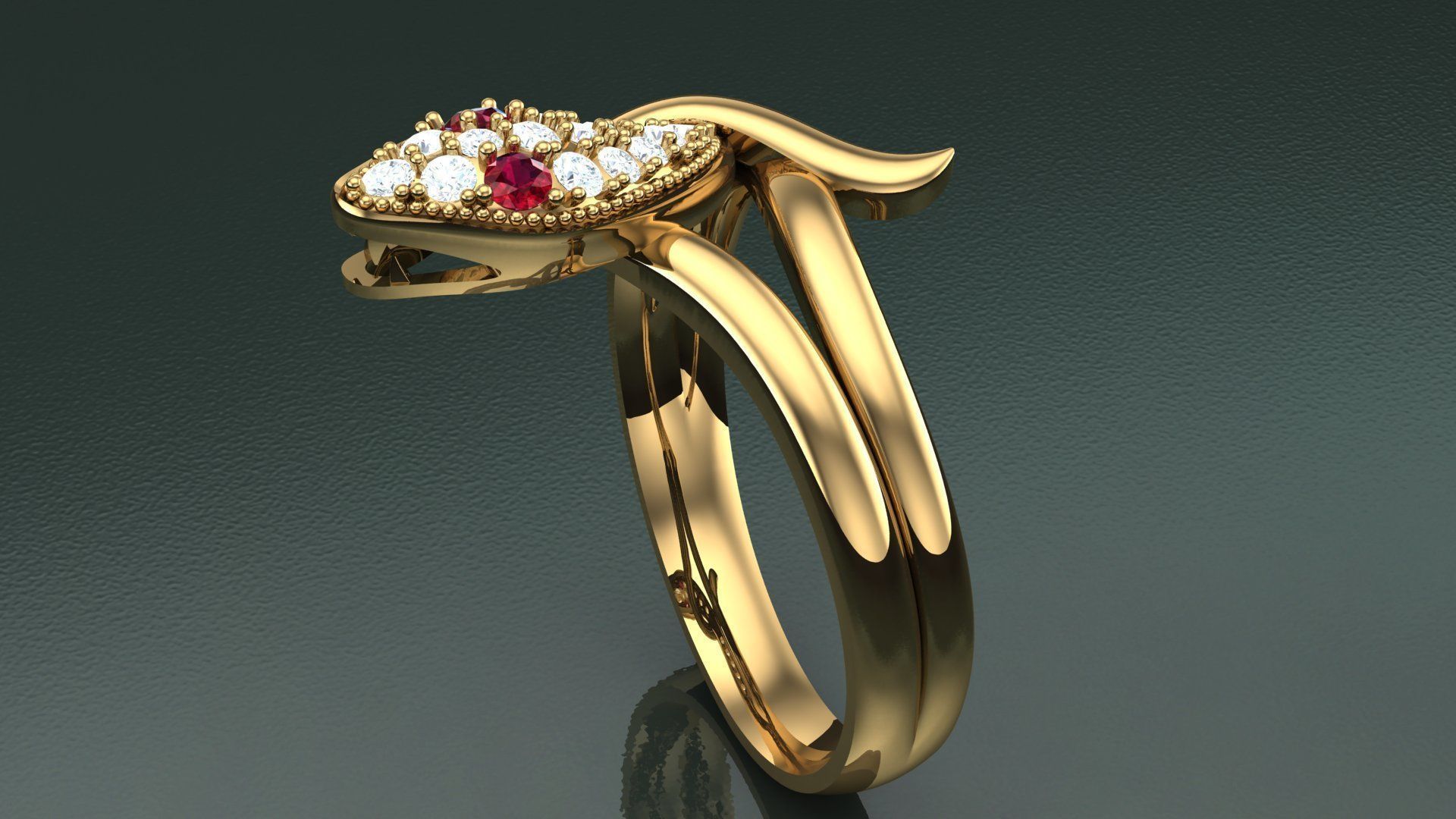 Ring Snake S1 3D print model_2