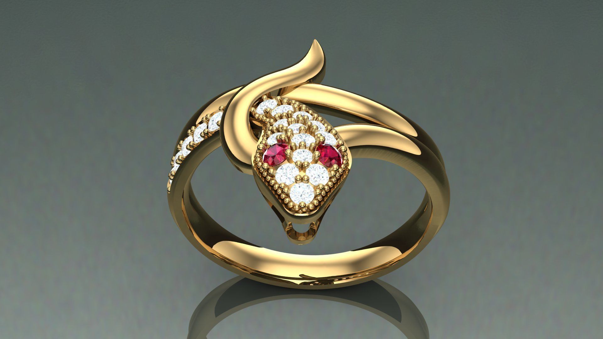 Ring Snake S1 3D print model_1